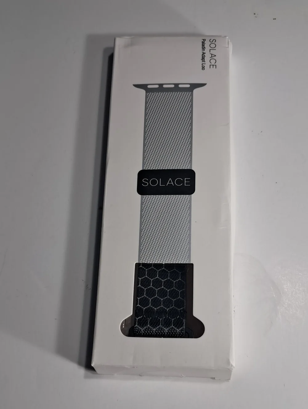 Solace Paladon Adapt Loop for Apple Smart Watch Band- Hex comb black